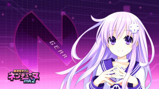 Anime girl long white hair 5 - pink free wallpaper for desktop