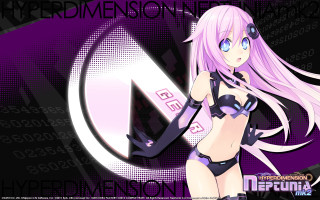 Girl pinkhair purpleoutfit whitecircle aliceprin - a white circle free wallpaper