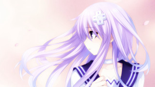 Girl long hair cross smile - sots art free wallpaper