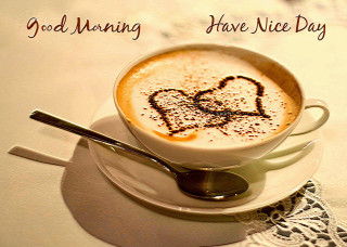 Coffee heart drawn saucer spoon - anne dunn free wallpaper
