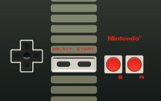 Nintendo controller red black vector - vector curve free wallpaper