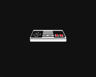 Nintendo controller dark room black - a red button free wallpaper