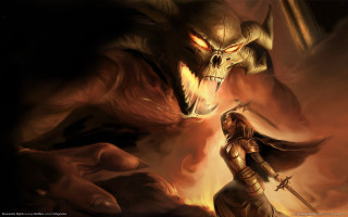 Woman demon costume sword demon - a sword next free wallpaper