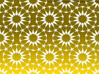 Yellow white pattern stars top - caustic free wallpaper