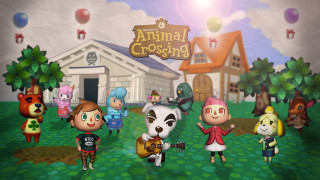 Animal crossing characters house balloons - furry art free wallpaper