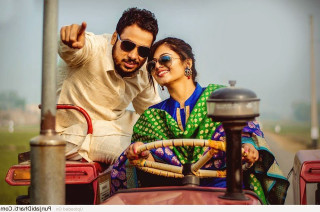 Man woman vehicle smiling pointing - the man free wallpaper