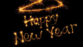 Happy new year sparklers hat - a happy new year free wallpaper