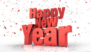 Happy new year confetti white - confetti free wallpaper