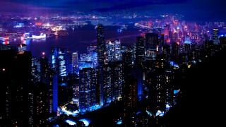 City night lights buildings background 14 - arthur pan free wallpaper