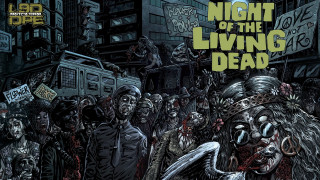 Zombies walking city street night - a group of zombies free wallpaper