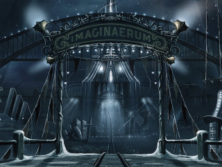 Steampunk magic aurora night sky - steampunk free wallpaper