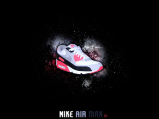 Sneakers red white sole black - a pair of sneakers free wallpaper