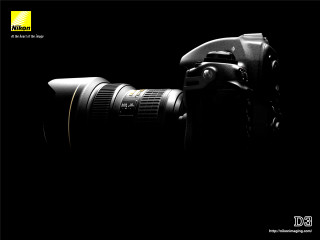 Camera lens black yellow logo - a len free wallpaper