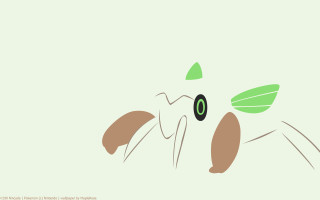 Green insect green eye green - a drawing free wallpaper