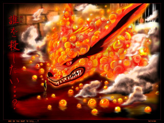 Dragon orange yellow bubbles man - dragon art free wallpaper