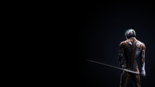 Futuristic man suit sword camera 2 - a man free wallpaper