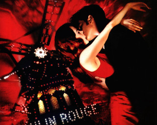Red dress kiss couple arthouse - arthouse free wallpaper