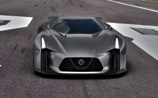 Silver sports car race track 10 - a black car free wallpaper