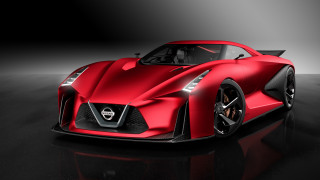 Red sports car black gray - a gray background free wallpaper