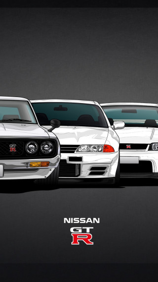 Cars parked black background red - the front free wallpaper