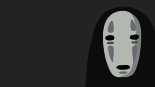 Ghost mask girl vector illustration - their face free wallpaper