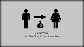 Couple money sign love speech - banksy free wallpaper