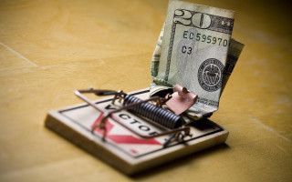 Mouse trap dollar bill tabletop - a table top free wallpaper