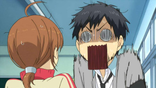 Couple people glasses cat nose - glass free wallpaper