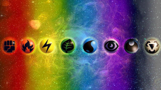 Rainbow background symbols colorful rainbow - planet free wallpaper