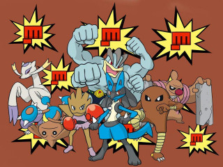 Cartoon characters group stars poses - altermodern free wallpaper