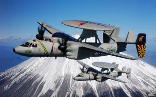 Plane mountain surfboard flying surfboard - over a mountain free wallpaper