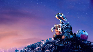 Robot pile rubble sky suitcase - a robot free wallpaper