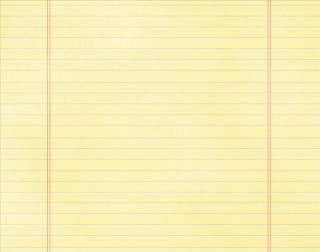 Yellow lined paper red pen - line free wallpaper
