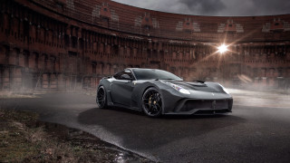 Grey sports car night parking - the car free wallpaper