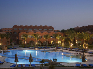 Night pool lights palm urban - egyptian art free wallpaper