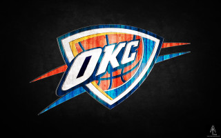 Basketball logo black background blue 2 - process art free wallpaper