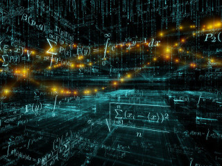 Black lights fractals galaxy shooting - number free wallpaper