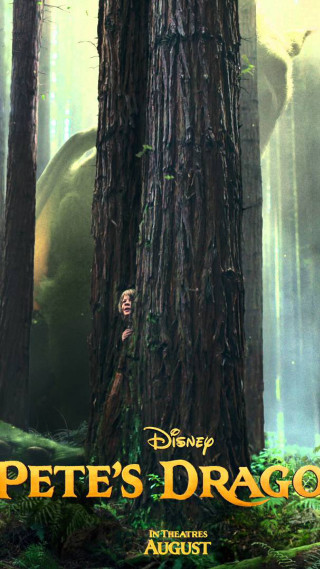 Petes dragon dinosaur forest man - free forest wallpaper