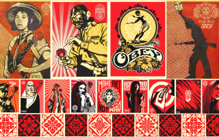 Posters people symbols red yellow - tristan eaton free wallpaper