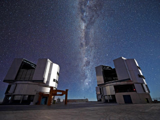 Telescopes field night sky stars - milky free wallpaper