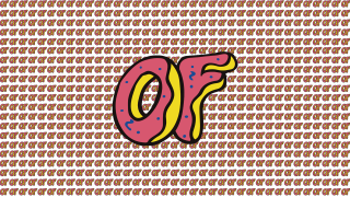 Donut yellow stripe pink donut - a donut free wallpaper
