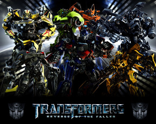 Robots dark background lights white - a white line free wallpaper