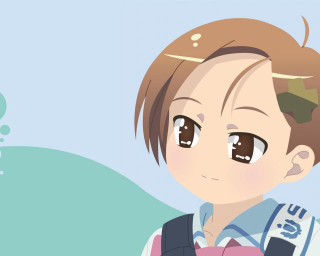 Cartoon character sad backpack frown - his face free wallpaper