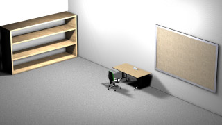 Desk bookshelf room chair picture - 3 d free wallpaper