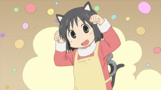 Girl cat ears bubble smile - a screenshot free wallpaper for desktop