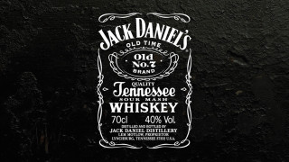 Whiskey label black wall white - digital painting free wallpaper
