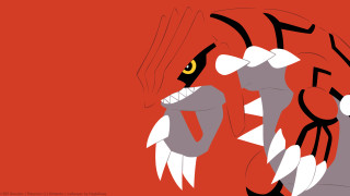 Tiger mouth open teeth wide 2 - outline free wallpaper