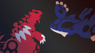 Dragon demon mask stylized red - baiōken eishun free wallpaper for desktop