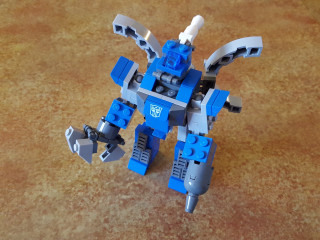 Lego mecha blue white desert - mecha free wallpaper