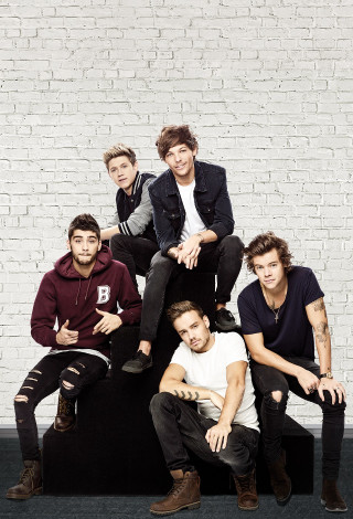 Young men bench white brick - an album cover free wallpaper